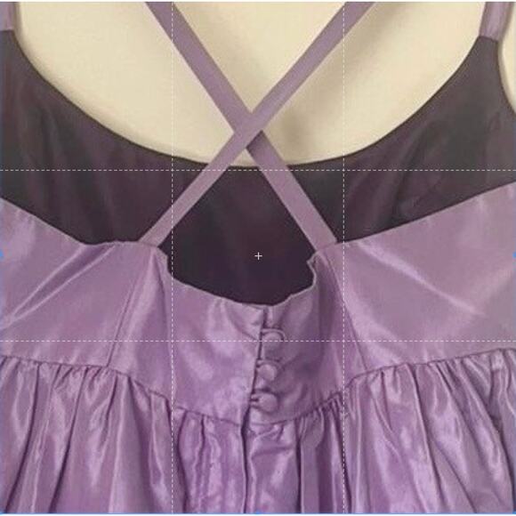 J.Crew Babydoll 100% Silk Party Dress in Lavender Purple Tulle Underskirt sz. 4 - Picture 5 of 8